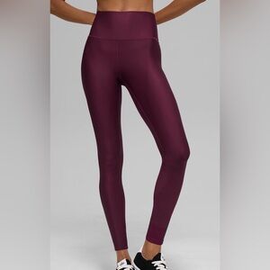 ALO Yoga Burgundy Leggings 7/8
